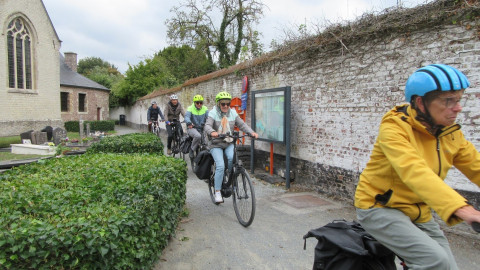 251010 Fietsen door de nieuwe fusiegemeente Merelbeke-Melle